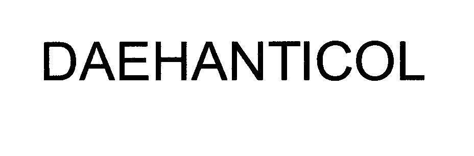 Mẫu nhãn hiệu DAEHANTICOL