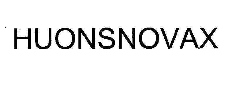 Mẫu nhãn hiệu HUONSNOVAX