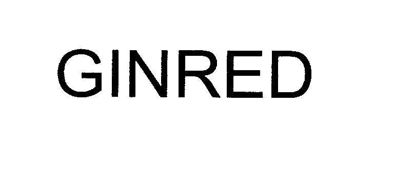 Mẫu nhãn hiệu GINRED