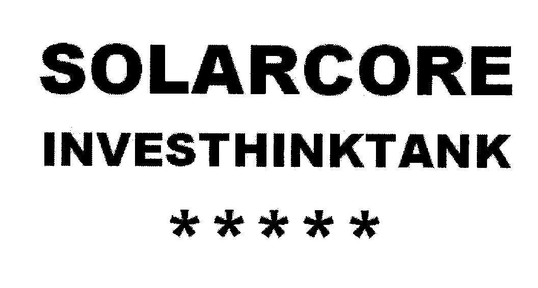 Mẫu nhãn hiệu SOLARCORE INVESTHINKTANK