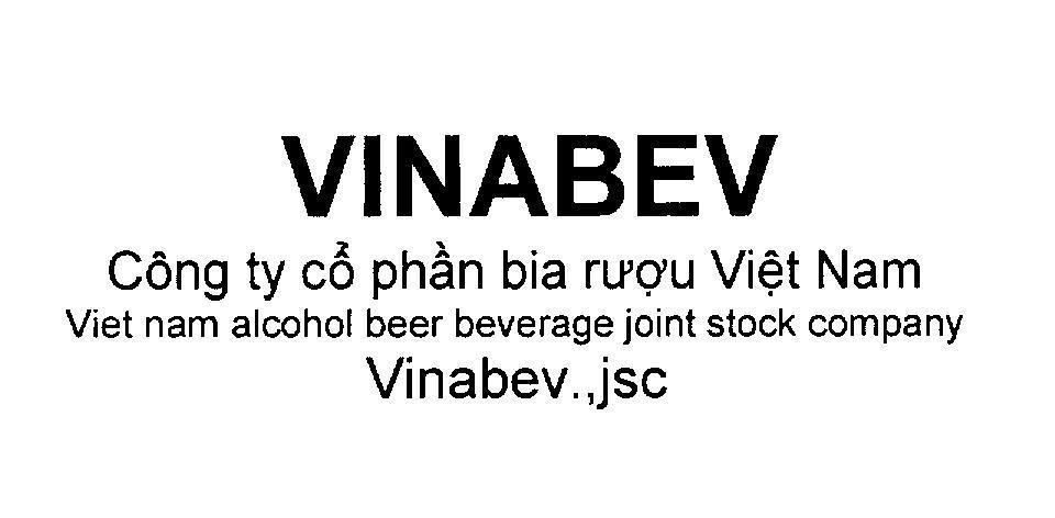 Mẫu nhãn hiệu VINABEV Công ty cổ phần bia rượu Việt Nam Viet nam alcohol beer beverage joint stock company Vinabev.,jsc