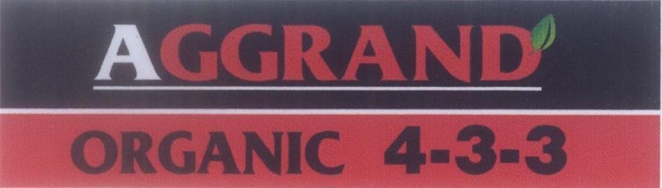 Mẫu nhãn hiệu AGGRAND ORGANIC 4-3-3
