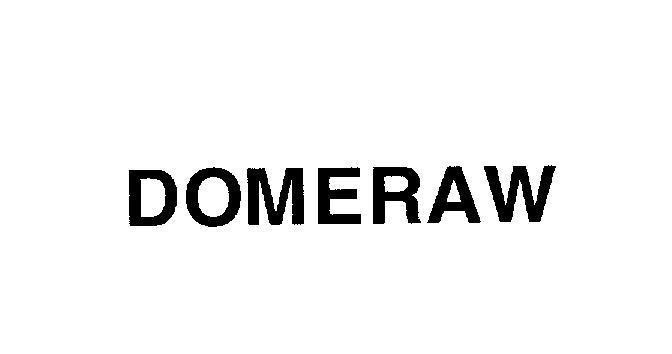 Mẫu nhãn hiệu DOMERAW