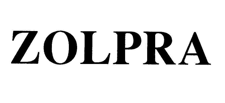Mẫu nhãn hiệu ZOLPRA