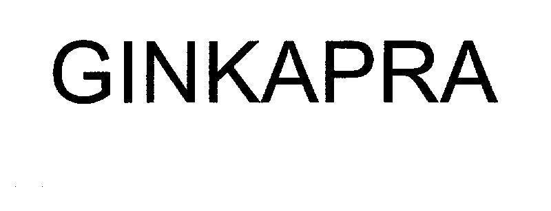 Mẫu nhãn hiệu GINKAPRA