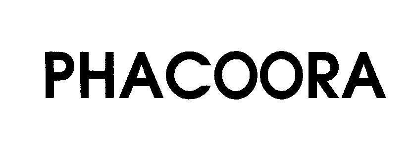 Mẫu nhãn hiệu PHACOORA