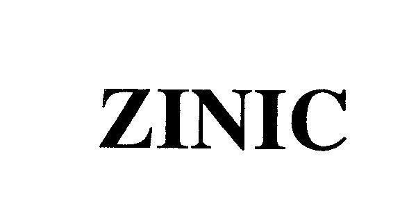 Mẫu nhãn hiệu ZINIC