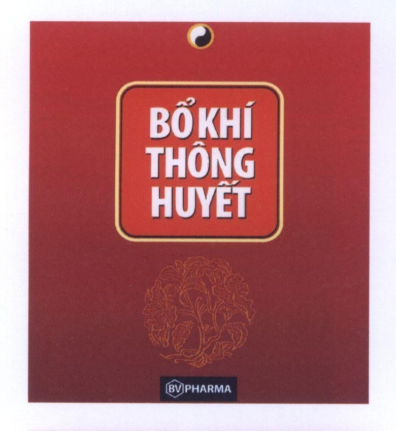 Mẫu nhãn hiệu BV PHARMA Bổ Khí Thông Huyết