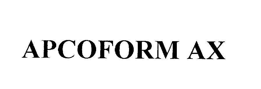 Mẫu nhãn hiệu APCOFORM AX