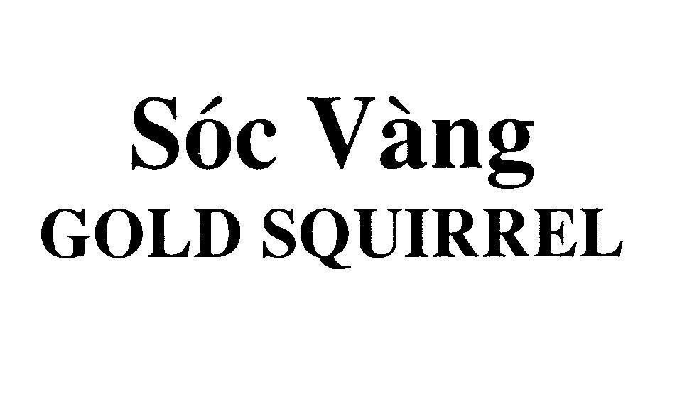 Mẫu nhãn hiệu Sóc Vàng GOLD SQUIRREL