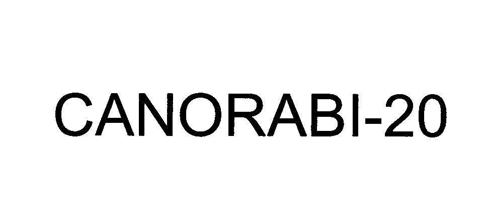 Mẫu nhãn hiệu CANORABI-20