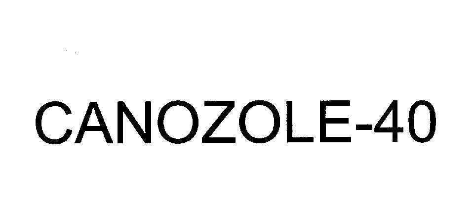 Mẫu nhãn hiệu CANOZOLE-40