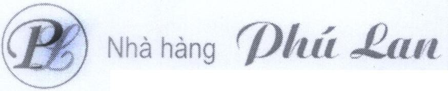 Mẫu nhãn hiệu PL Nhà hàng Phú Lan