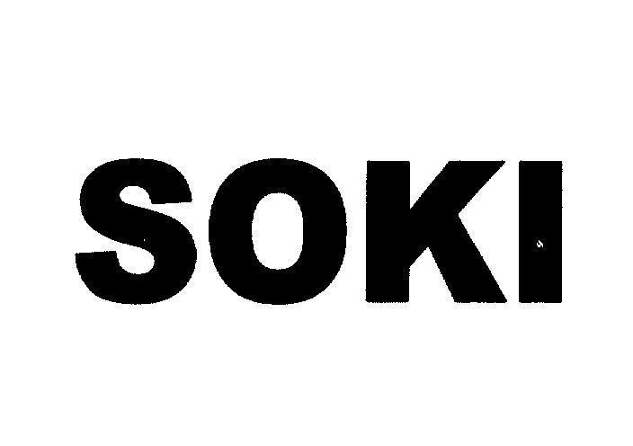 Mẫu nhãn hiệu SOKI
