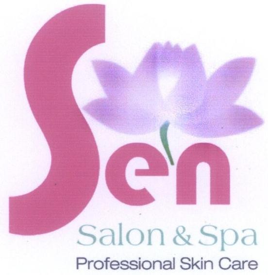 Mẫu nhãn hiệu Sen Salon & Spa Professional Skin Care
