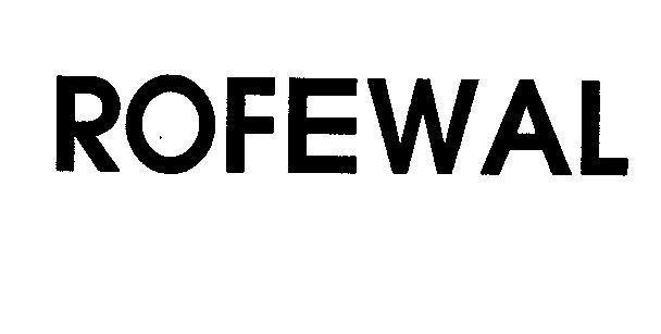 Mẫu nhãn hiệu ROFEWAL