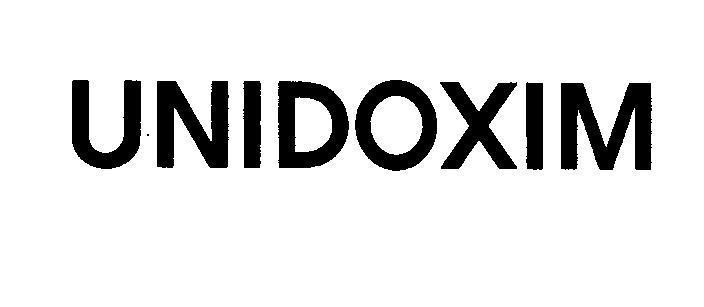 Mẫu nhãn hiệu UNIDOXIM