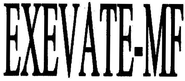 Mẫu nhãn hiệu EXEVATE-MF