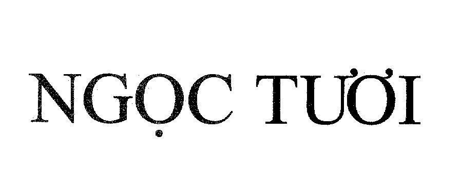 Mẫu nhãn hiệu Ngọc Tươi
