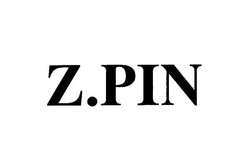 Mẫu nhãn hiệu Z.PIN