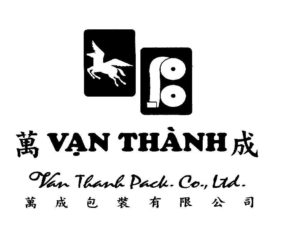 Mẫu nhãn hiệu Vạn Thành Van Thanh Pack. Co., Ltd [Wán xửng páo choán dù xén cún xứa: Công ty trách nhiệm hữu hạn Vạn Thành]