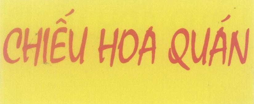 Mẫu nhãn hiệu Chiếu Hoa Quán