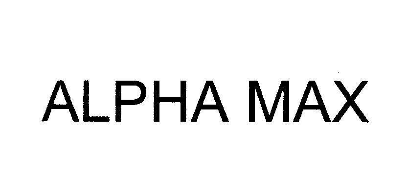 Mẫu nhãn hiệu ALPHA MAX