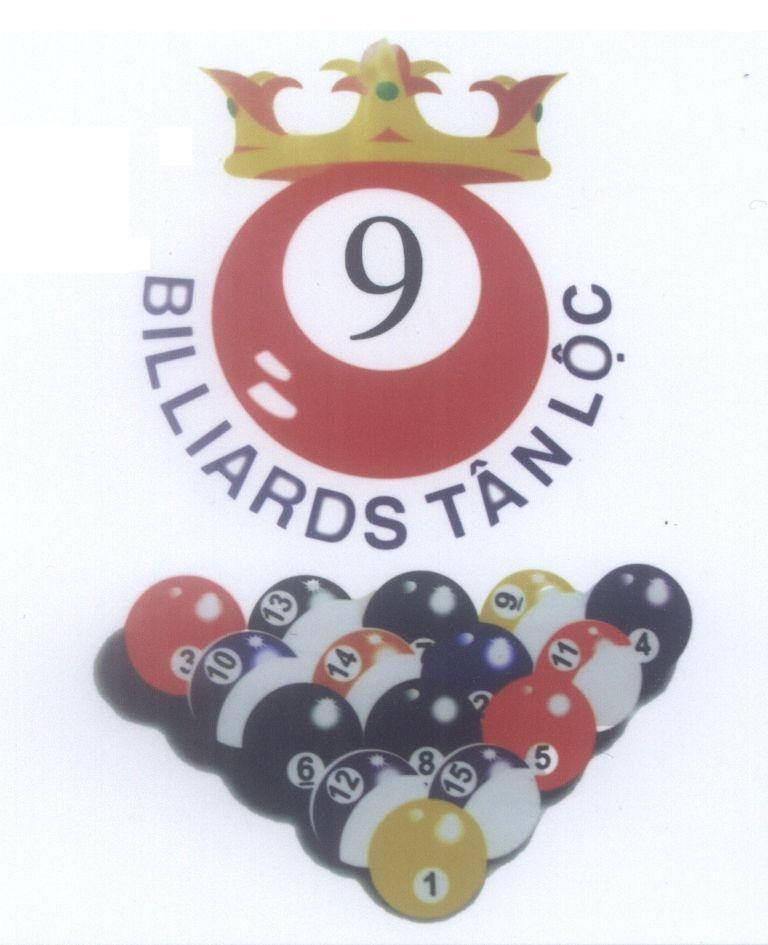 Mẫu nhãn hiệu BILLIARDS Tân Lộc