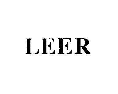 Mẫu nhãn hiệu LEER