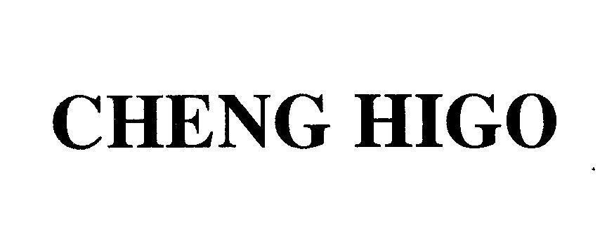 Mẫu nhãn hiệu CHENG HIGO