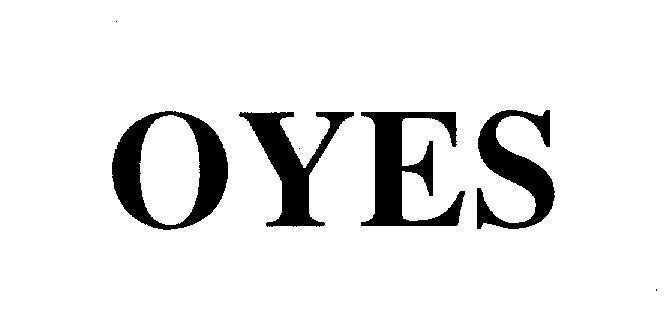 Mẫu nhãn hiệu OYES