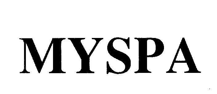 Mẫu nhãn hiệu MYSPA