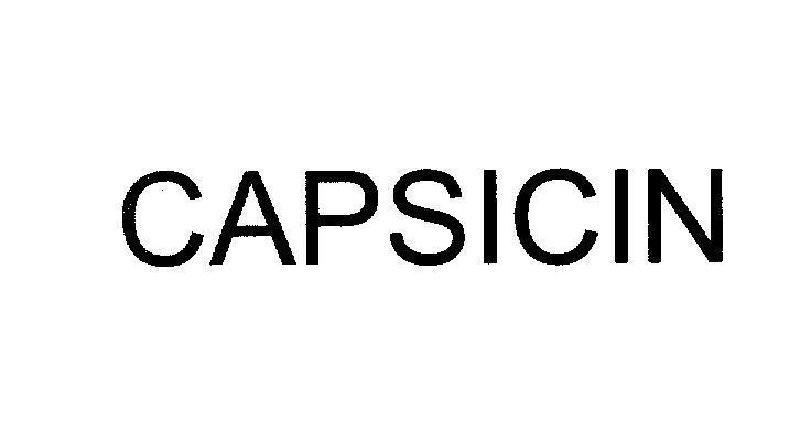 Mẫu nhãn hiệu CAPSICIN