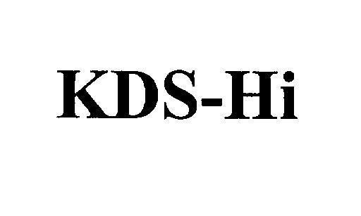 Mẫu nhãn hiệu KDS-Hi