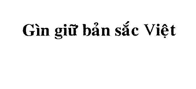 Mẫu nhãn hiệu Giữ gìn bản sắc Việt