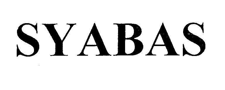 Mẫu nhãn hiệu SYABAS
