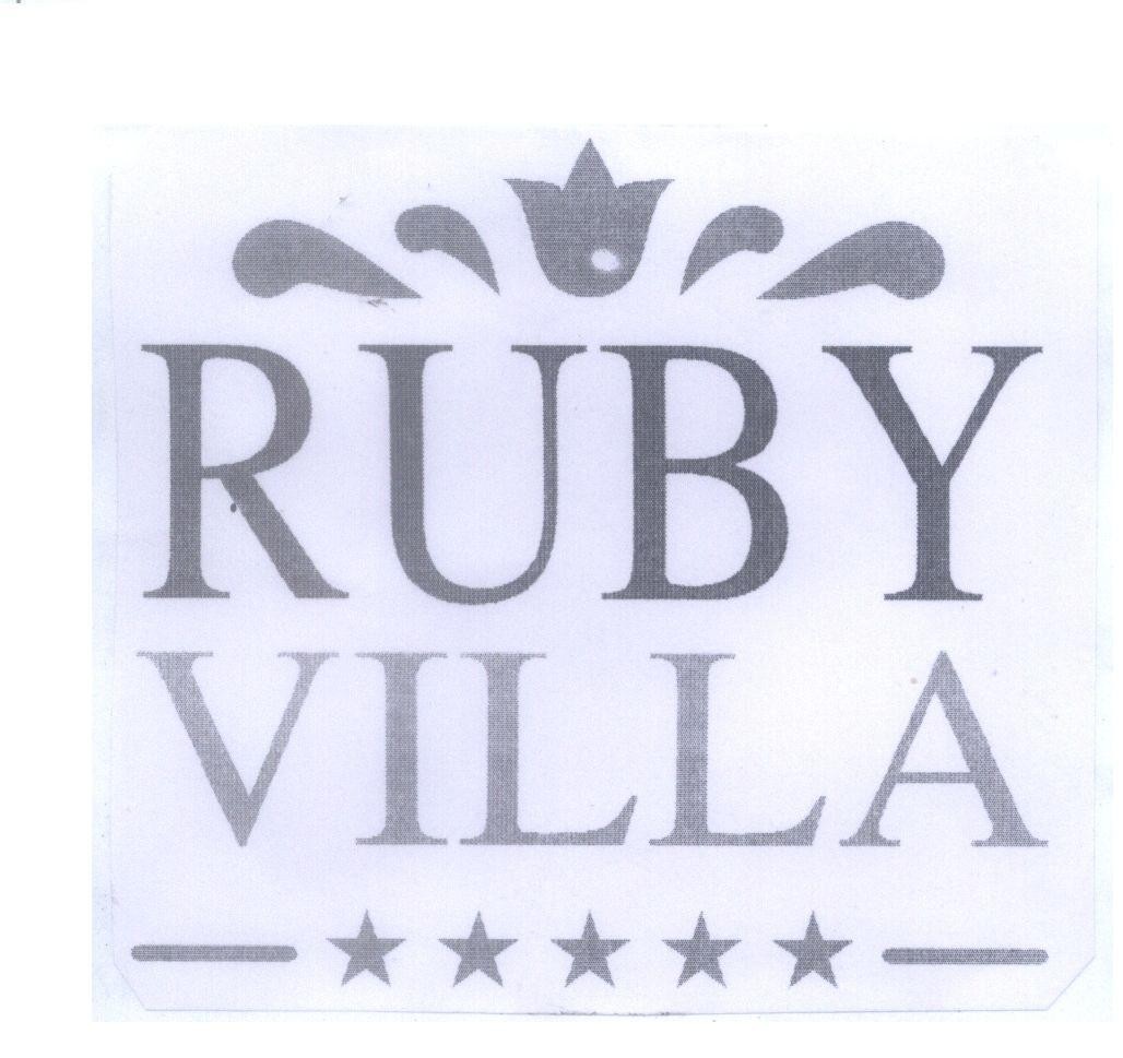 Mẫu nhãn hiệu RUBY VILLA