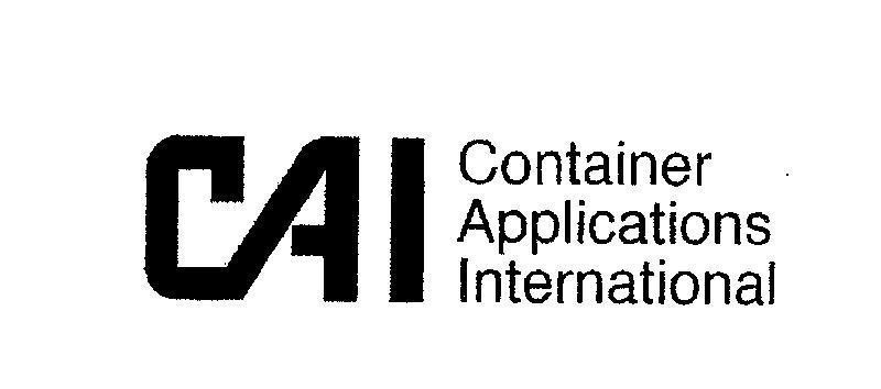Mẫu nhãn hiệu CAI Container Applications International