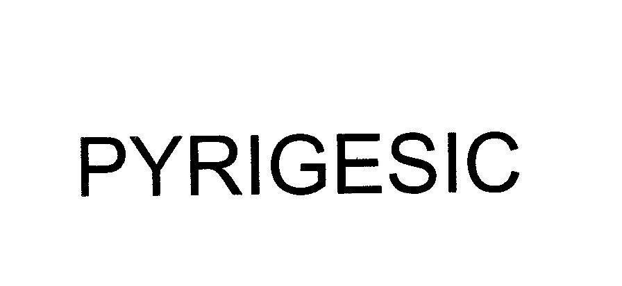 Mẫu nhãn hiệu PYRIGESIC
