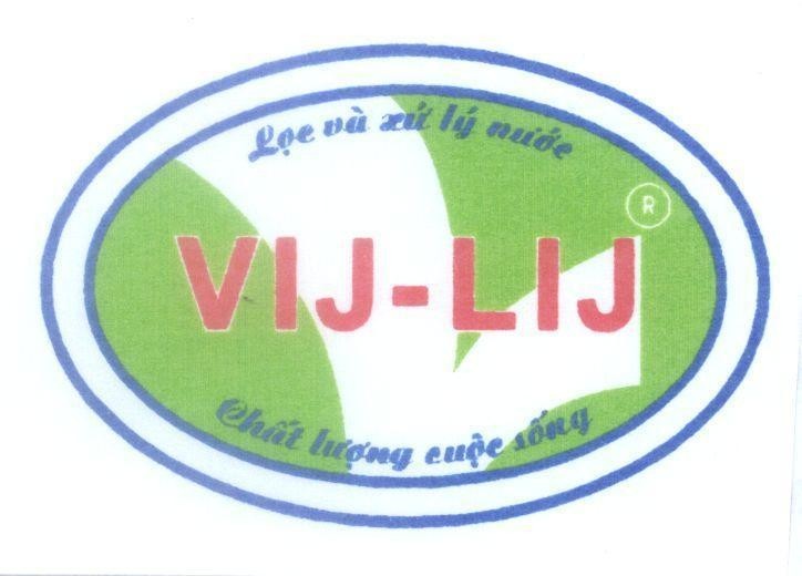 Mẫu nhãn hiệu V VIJ - LIJ Lọc và xử lý nước Chất lượng cuộc sống