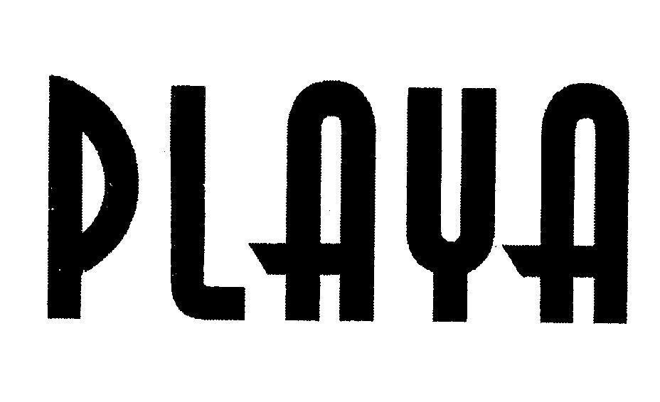 Mẫu nhãn hiệu PLAYA