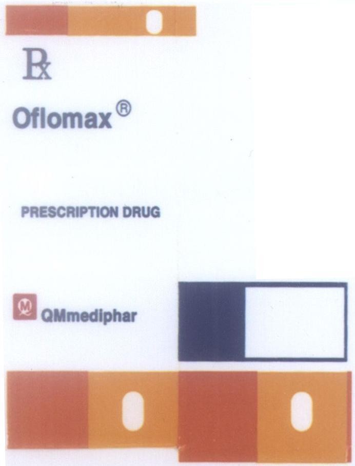 Mẫu nhãn hiệu Px Oflomax PRESCRIPTION DRUG Q M QMmediphar