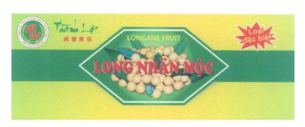 Mẫu nhãn hiệu TL Thành Lộc Thanh Loc trading investment production joint stock company LONGANE FRUIT Long Nhãn Mộc [hiệu Thành Lộc]