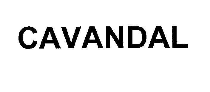 Mẫu nhãn hiệu CAVANDAL