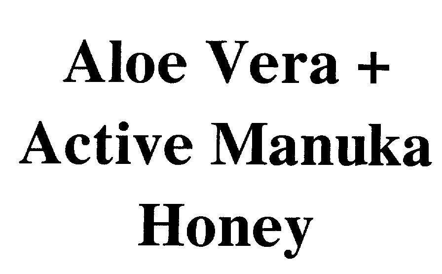 Mẫu nhãn hiệu Aloe Vera + Active Manuka Honey