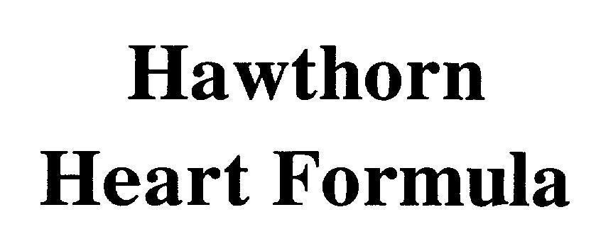 Mẫu nhãn hiệu Hawthorn Heart Formula