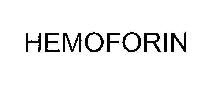 Mẫu nhãn hiệu HEMOFORIN
