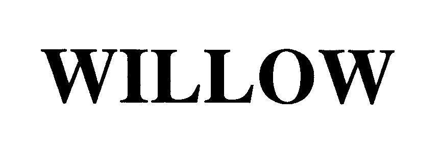 Mẫu nhãn hiệu WILLOW