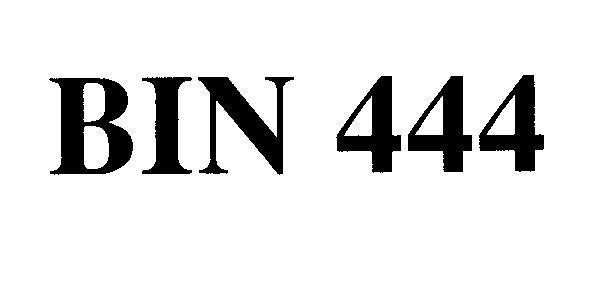 Mẫu nhãn hiệu BIN 444