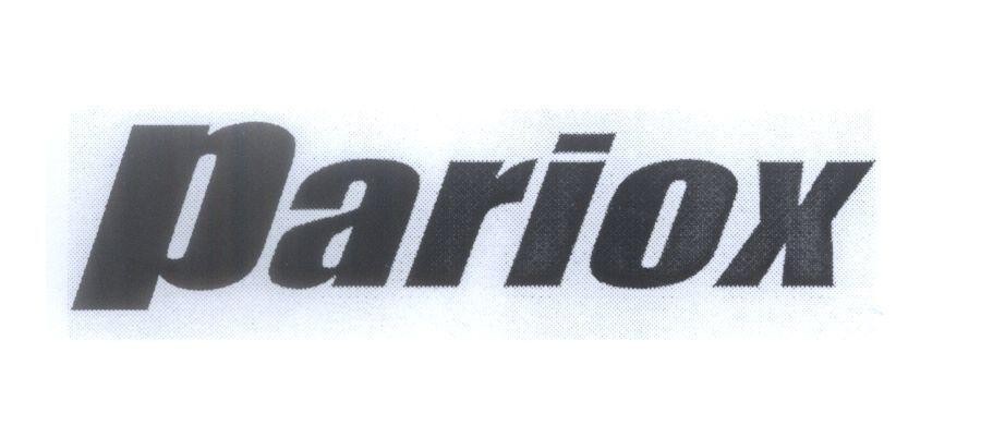 Mẫu nhãn hiệu Pariox